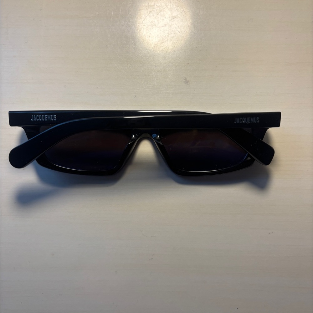Jacquemus Black Rectangular Sunglasses - image 4